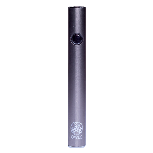 Owls Oil adjustable vape battery for a reusable vape setup