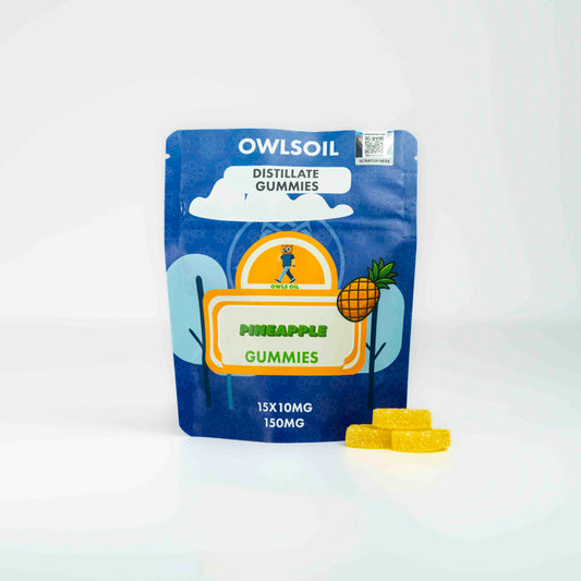 Golden Distillate Gummies – 150mg (15 × 10mg)