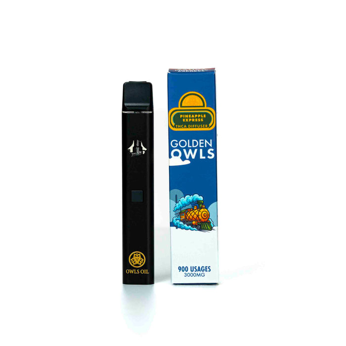 Golden Owls Pineapple Express Vape THCA 3ml – 3000mg