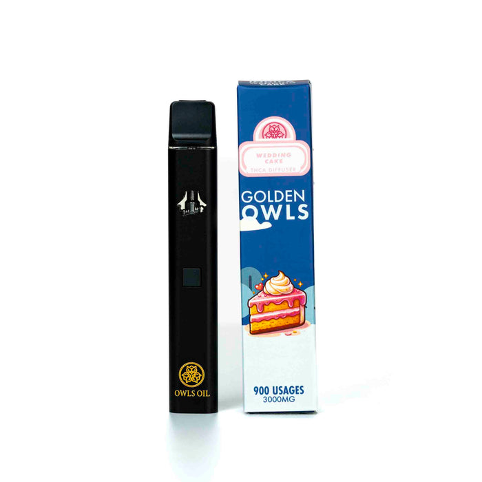 Golden Owls Wedding Cake Vape 3ml THCA – 3000mg