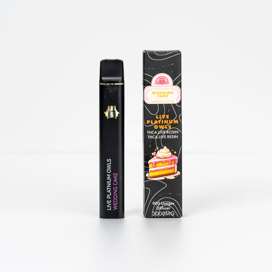 Live Platinum Owls Wedding Cake 3ml THCA Vape