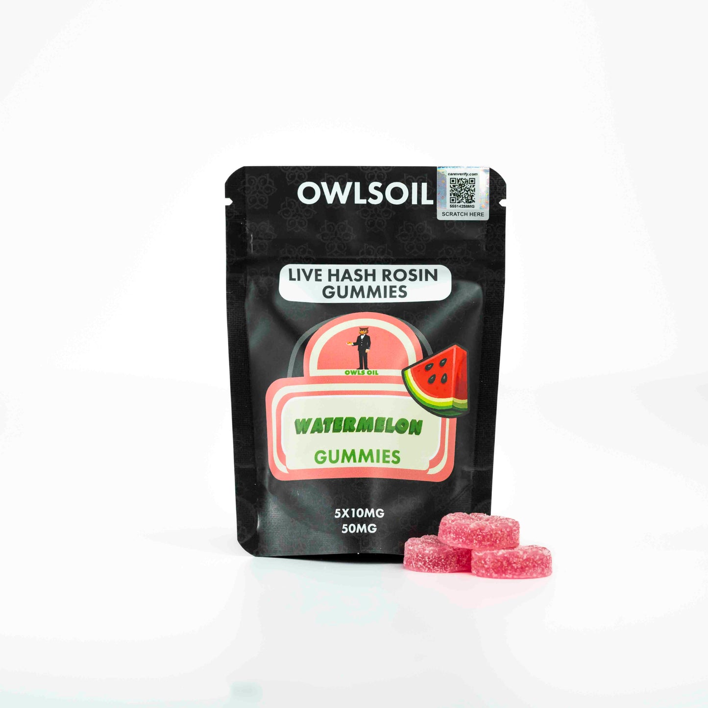 Platinum Live Rosin Gummies – 50mg (5 × 10mg)