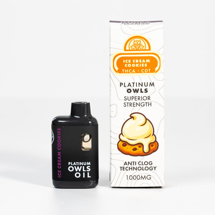 Vape Platinum Owls THCA 1ml – Ice Cream Cookies