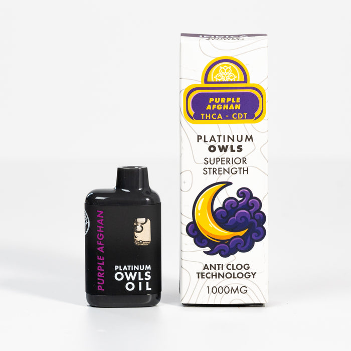 Vape THCA 1 ml Platinum Owls – Purple Afghan