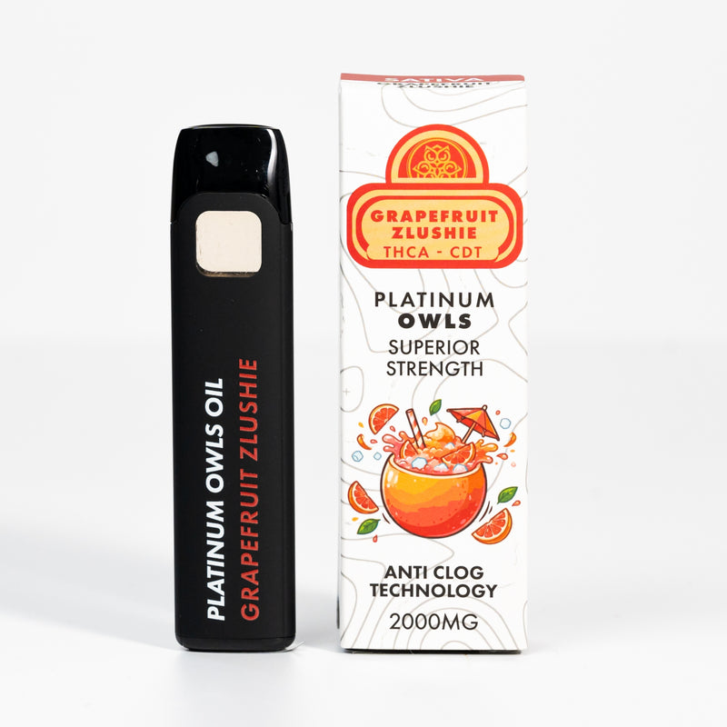 Platinum Owls THCA 2ml Vape – Grapefruit Zlushie