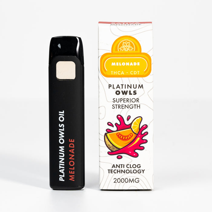 Vape de 2 ml THCA Platinum Owls – Melonade