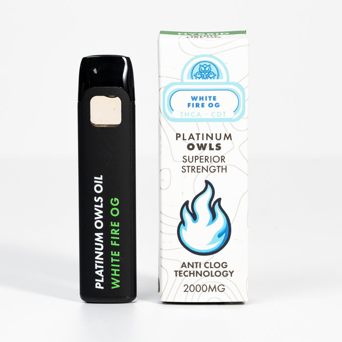 Platinum Owls THCA Vape 2ml – White Fire OG
